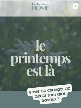 Décoration printanière