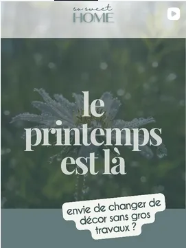 Décoration printanière