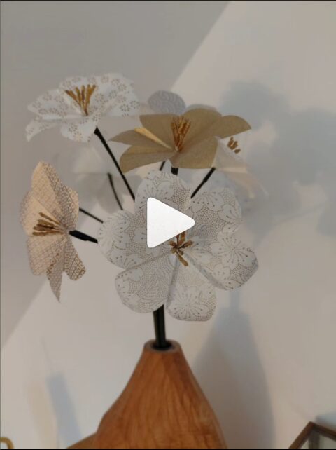 Fleurs en papier
