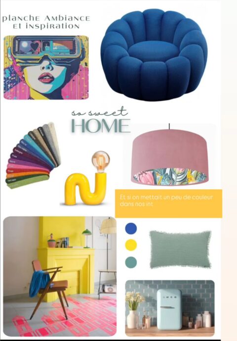 Planche ambiance couleur