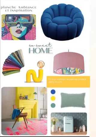 Planche ambiance couleur